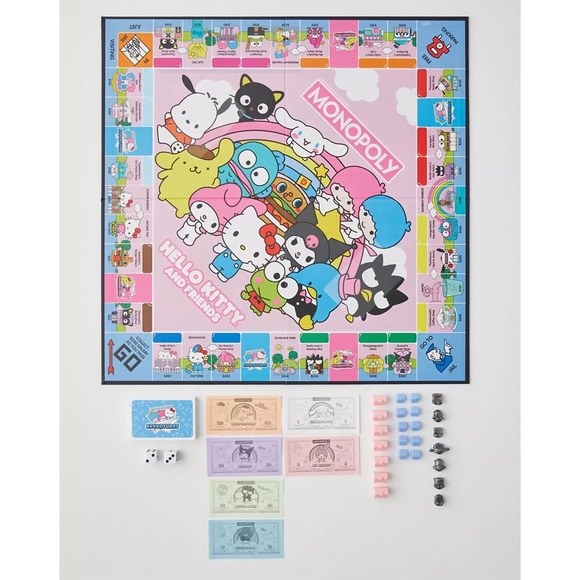 MONOPOLY®: Hello Kitty® & Friends NWT Limited Special Edition - Picture 7 of 11